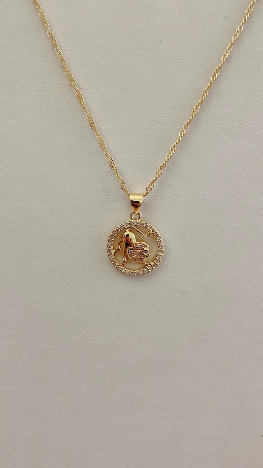 Morena and Proud Necklaces Diamond Zodiac Necklace