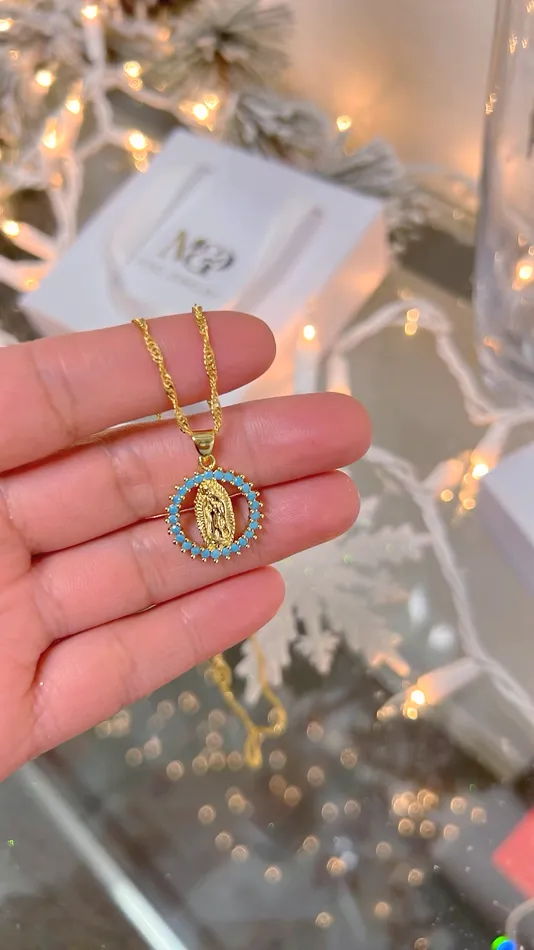 Necklaces MP Jewelry Blue Mary Necklace