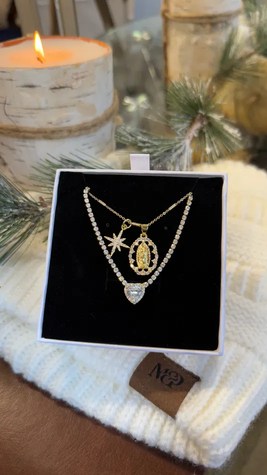Necklaces MP Jewelry Italian Lady of Guadalupe Necklace Set
