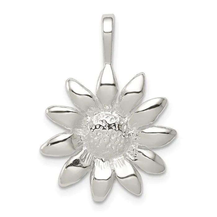 Necklaces Sterling Silver Sunflower Pendant TreasureFineJewelers