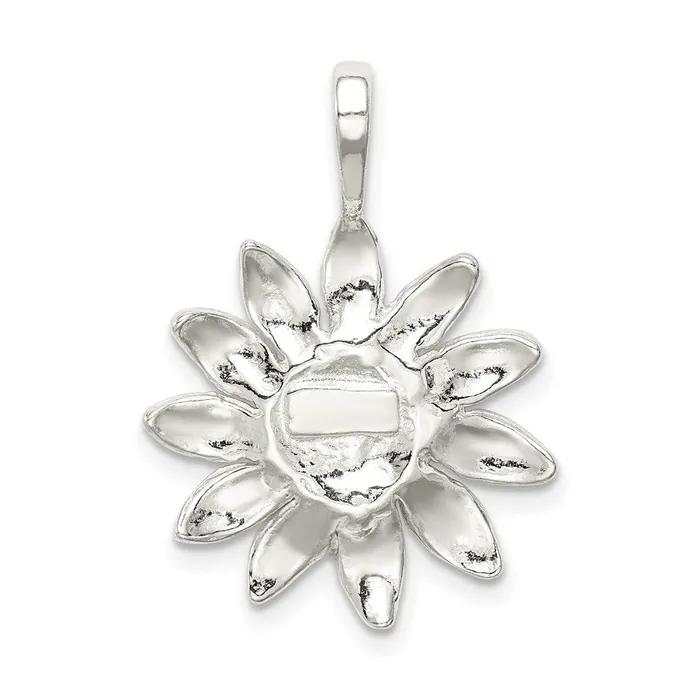 Necklaces Sterling Silver Sunflower Pendant TreasureFineJewelers