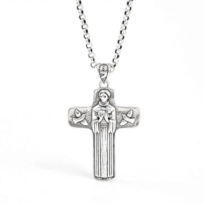 Necklaces Sterling Silver Virgin Mary Cross Virgencita Necklace Trendolla Jewelry Necklaces Sterling Silver Virgin Mary Cross Virgencita Necklace Trendolla Jewelry