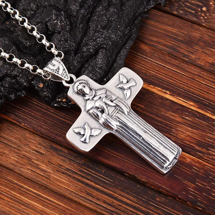 Necklaces Sterling Silver Virgin Mary Cross Virgencita Necklace Trendolla Jewelry