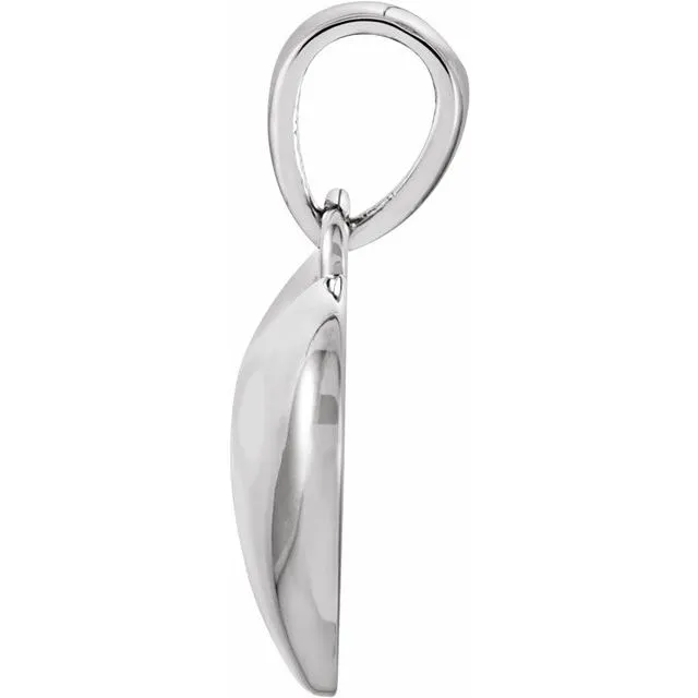 Necklaces TreasureFineJewelers Platinum 05 CT Diamond 1675x1215 mm Heart Pendant
