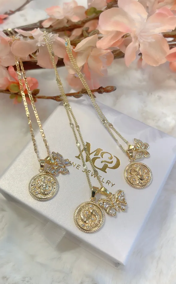 Necklaces Zodiac Butterfly Necklace MP Jewelry