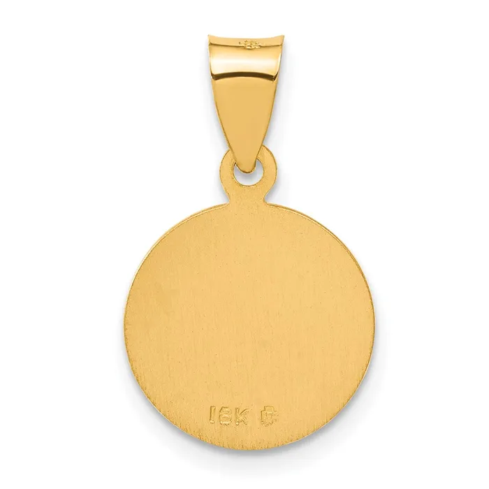 PreStyled Sets 18k Saint Christopher Medal Pendant TreasureFineJewelers
