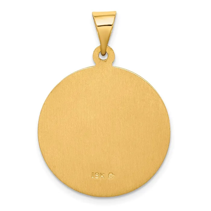 PreStyled Sets 18k Saint Christopher Medal Pendant TreasureFineJewelers