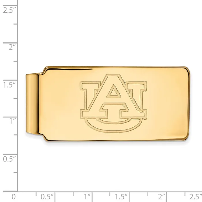 PreStyled Sets TreasureFineJewelers 10K Yellow Gold Auburn University Money Clip