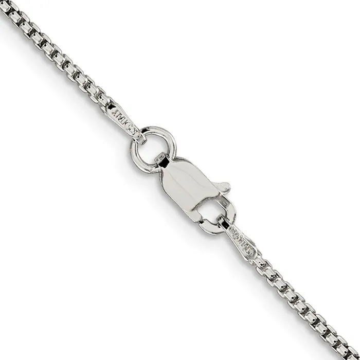 Rings Sterling Silver 15mm Round Box Chain TreasureFineJewelers