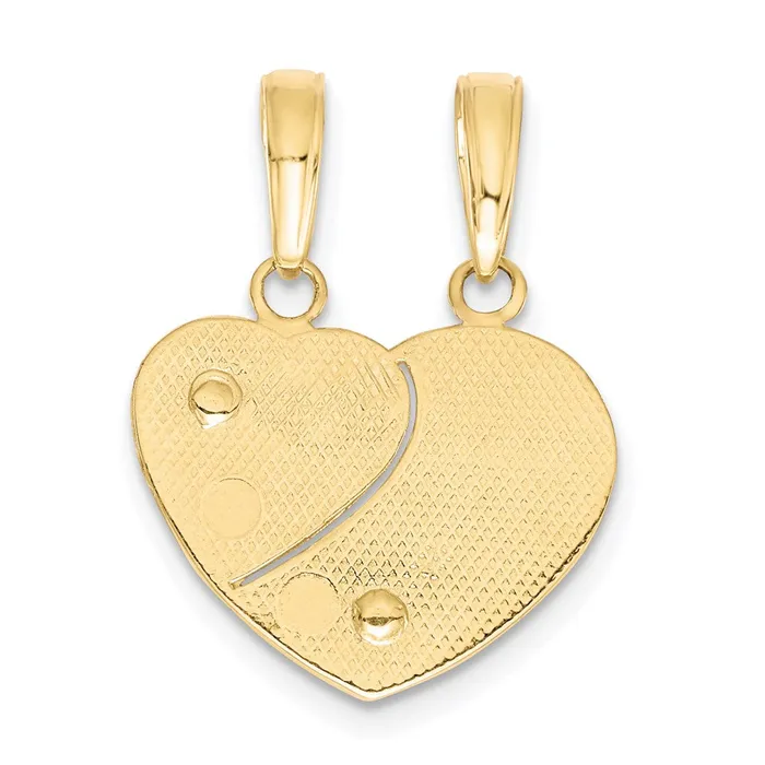 Rings TreasureFineJewelers 10K Twotone MOMMY and ME BreakAPart Charm