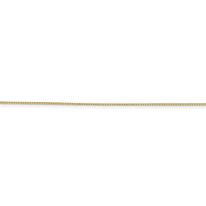 Rings TreasureFineJewelers 14k 7mm Box with Spring Ring Clasp Chain