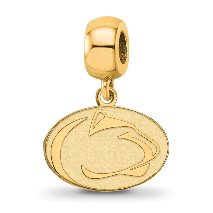 Rings TreasureFineJewelers Sterling Silver Goldplated LogoArt Penn State University Lion Small Dangle Bead Rings TreasureFineJewelers Sterling Silver Goldplated LogoArt Penn State University Lion Small Dangle Bead