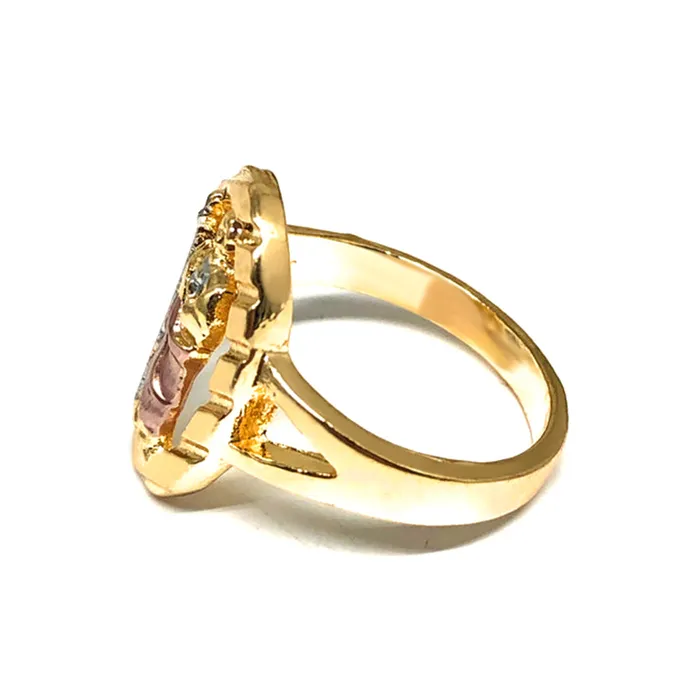 Rings Trendolla Jewelry 925 Silver San Judas Brown Ring