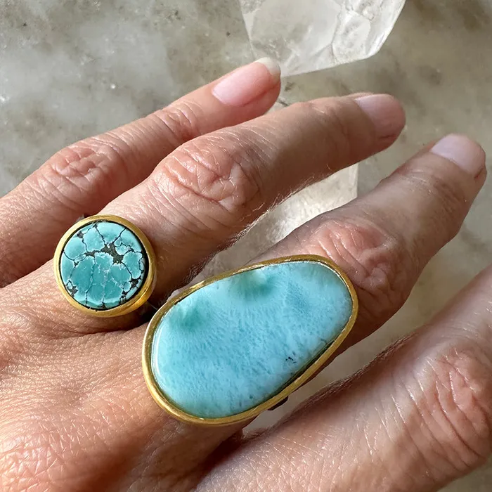 Robindira Unsworth Aris Larimar Ring Rings