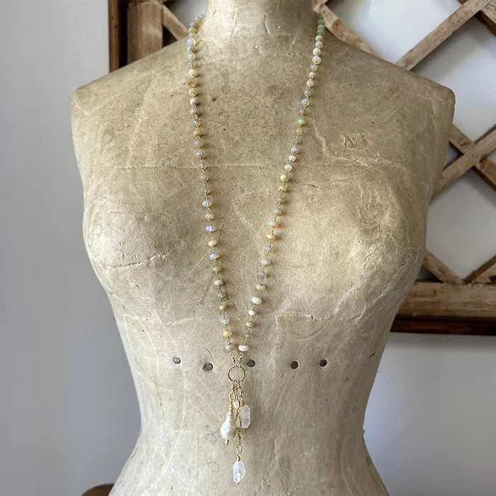 Robindira Unsworth Necklaces Artemis Australian Opal Cluster Necklace