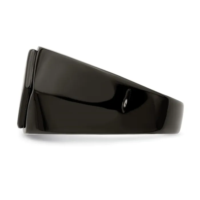 Stainless Steel Polished Black IPplated Signet Ring TreasureFineJewelers Rings