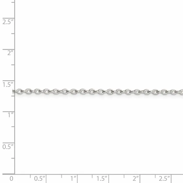 Sterling Silver 16mm Oval Fancy Rolo Chain TreasureFineJewelers Rings