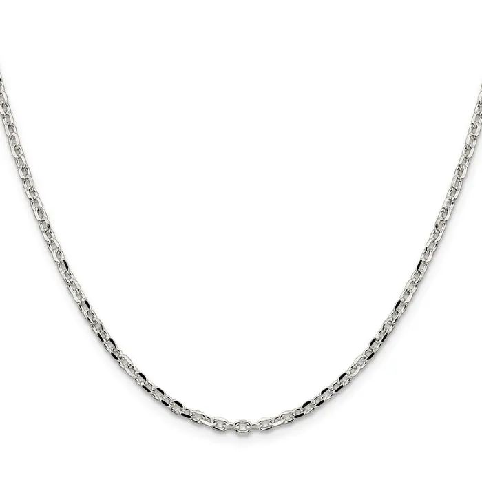 Sterling Silver 275mm Diamondcut Forzantina Cable Chain TreasureFineJewelers Rings