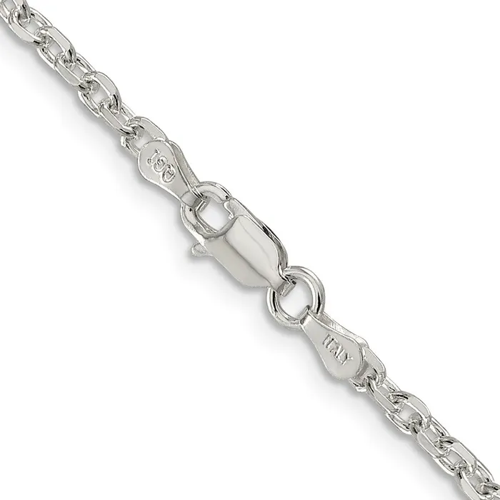 Sterling Silver 275mm Diamondcut Forzantina Cable Chain TreasureFineJewelers Rings