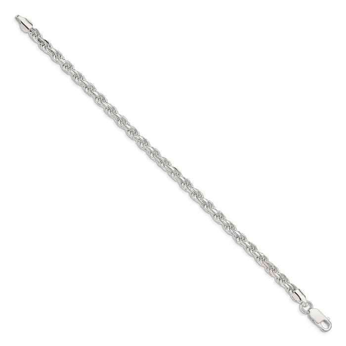 Sterling Silver 475mm Diamondcut Rope Chain TreasureFineJewelers Rings