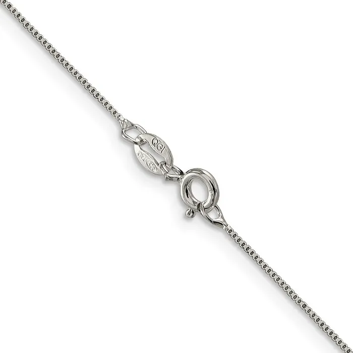 Sterling Silver 6mm Box Chain TreasureFineJewelers Rings