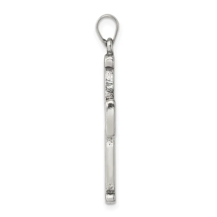 Sterling Silver Antiqued Cross Pendant TreasureFineJewelers Necklaces