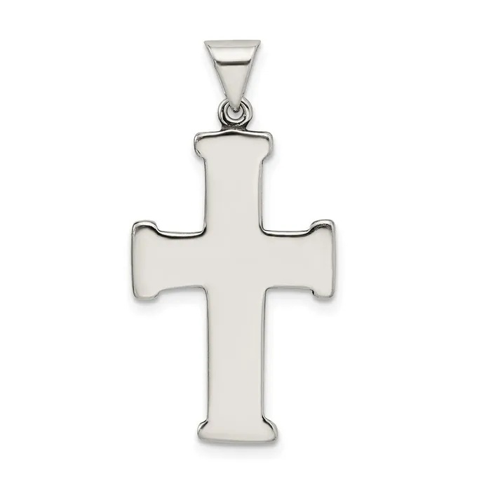 Sterling Silver Antiqued Cross Pendant TreasureFineJewelers Necklaces