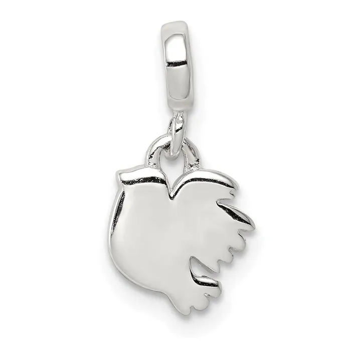 Sterling Silver Polished Bird Enhancer TreasureFineJewelers Rings