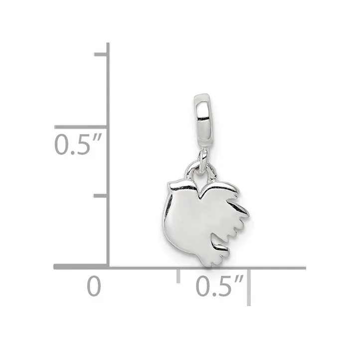 Sterling Silver Polished Bird Enhancer TreasureFineJewelers Rings