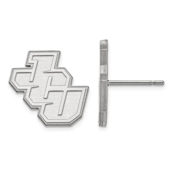 TreasureFineJewelers 10K White Gold John Carroll University Small Post Earrings Earrings TreasureFineJewelers 10K White Gold John Carroll University Small Post Earrings Earrings