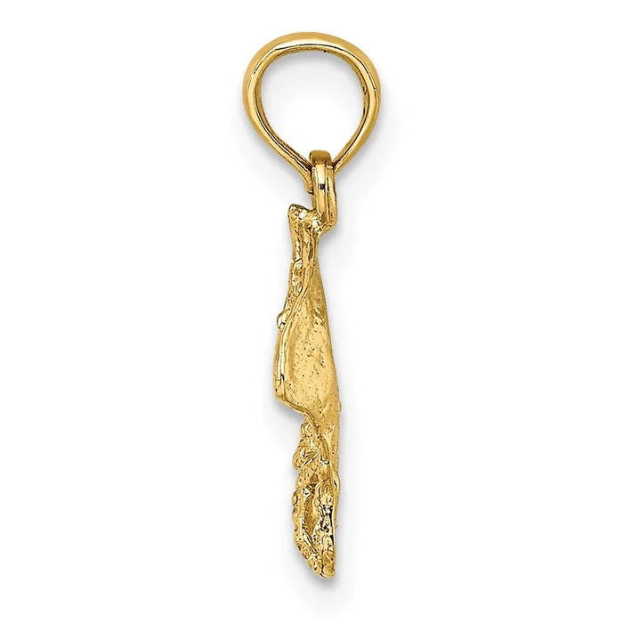 TreasureFineJewelers 14K Stingray Charm Charm Necklaces