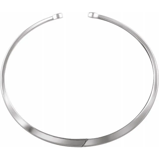 TreasureFineJewelers 14K White 16 CTW Diamond Hinged Cuff Bracelet Bracelets