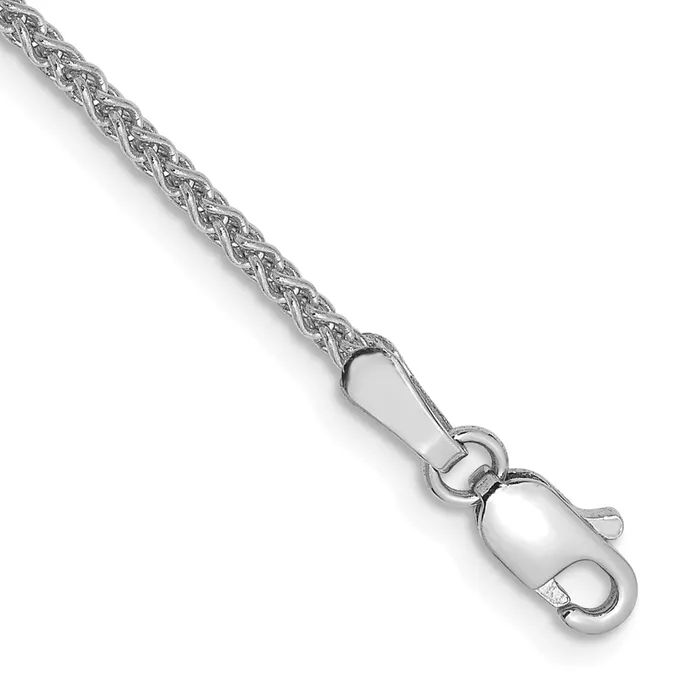 TreasureFineJewelers Bracelets 14K White Gold 6 inch 17mm Spiga with Lobster Clasp Bracelet TreasureFineJewelers Bracelets 14K White Gold 6 inch 17mm Spiga with Lobster Clasp Bracelet