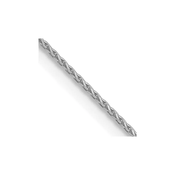 TreasureFineJewelers Leslies 14K White Gold 65mm DC Spiga Chain Necklaces TreasureFineJewelers Leslies 14K White Gold 65mm DC Spiga Chain Necklaces
