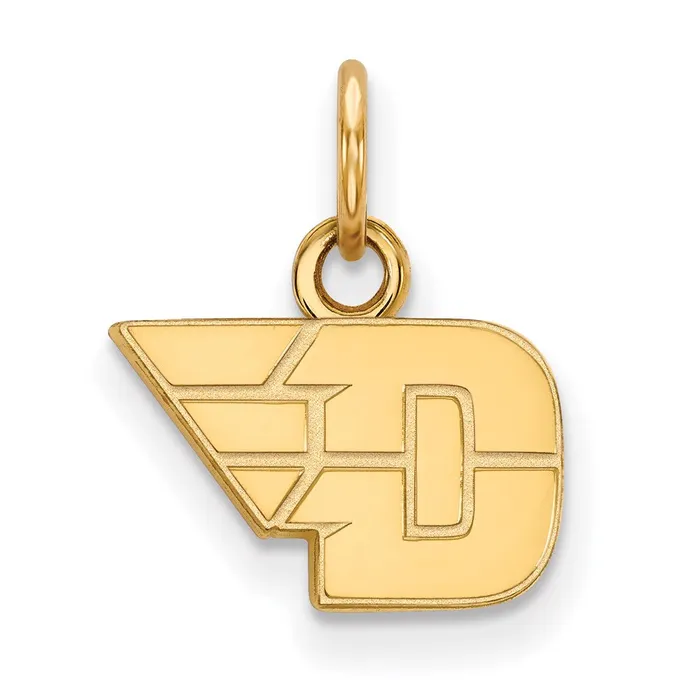 TreasureFineJewelers Necklaces 10K Yellow Gold University of Dayton XS Pendant
