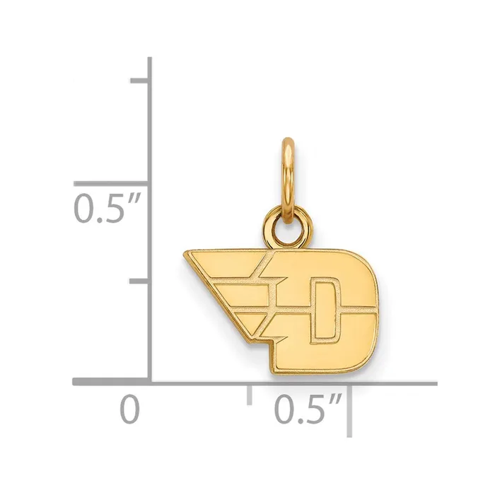 TreasureFineJewelers Necklaces 10K Yellow Gold University of Dayton XS Pendant