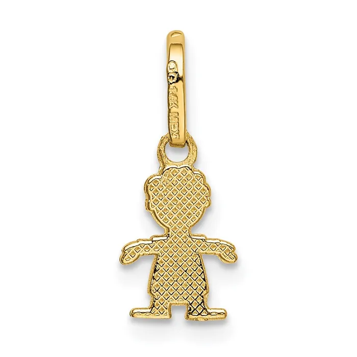 TreasureFineJewelers Necklaces 14k Polished Little Boy Pendant