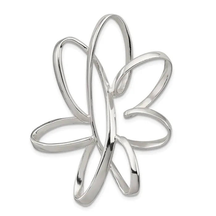 TreasureFineJewelers Necklaces Sterling Silver Fancy Pendant