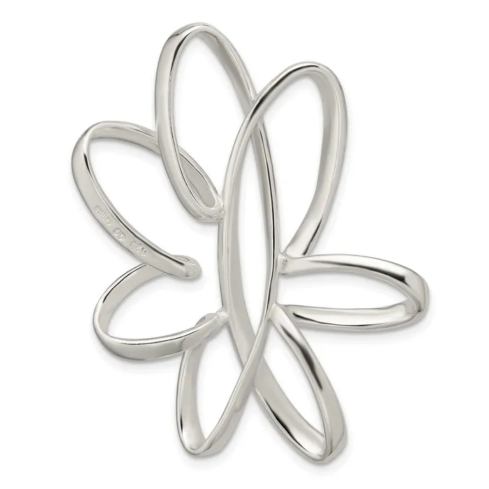 TreasureFineJewelers Necklaces Sterling Silver Fancy Pendant