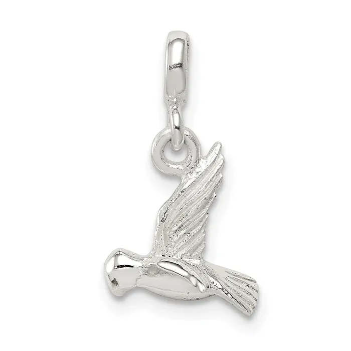 TreasureFineJewelers Rings Sterling Silver Bird Enhancer