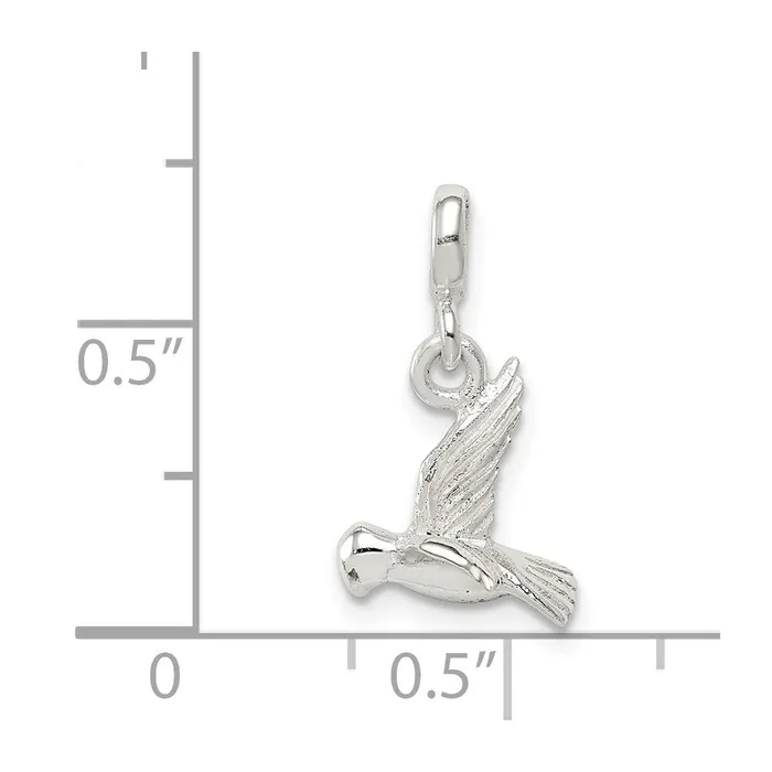TreasureFineJewelers Rings Sterling Silver Bird Enhancer