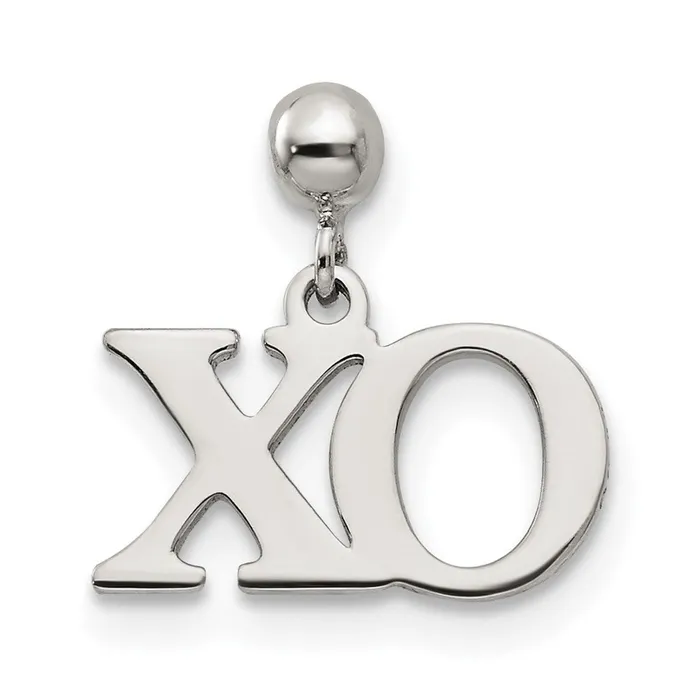 TreasureFineJewelers Rings Sterling Silver Mio Memento Dangle XO Charm