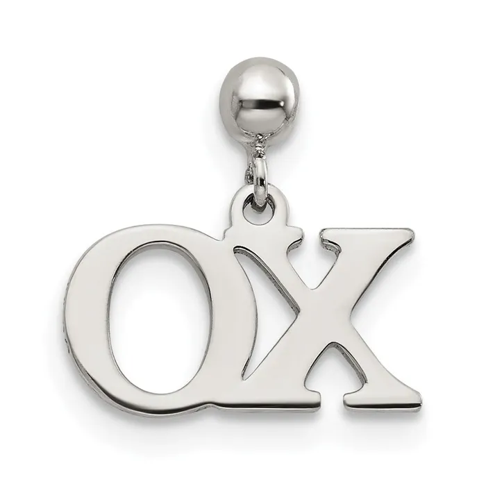 TreasureFineJewelers Rings Sterling Silver Mio Memento Dangle XO Charm