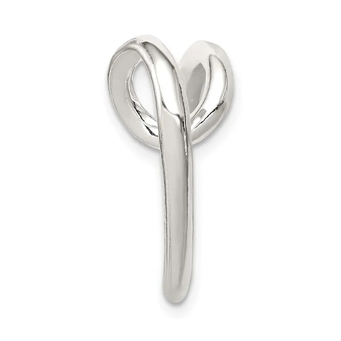 TreasureFineJewelers Sterling Silver Heart Slide Rings