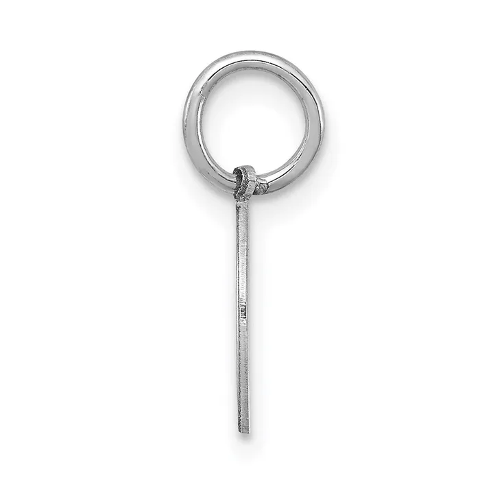 TreasureFineJewelers Sterling Silver Rhodiumplated Holy Communion Disc Charm Rings