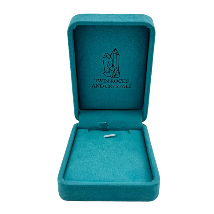 Twin Rocks and Crystals Necklaces Choose Your Own Necklace with a Twin Rocks and Crystals Velvet Box