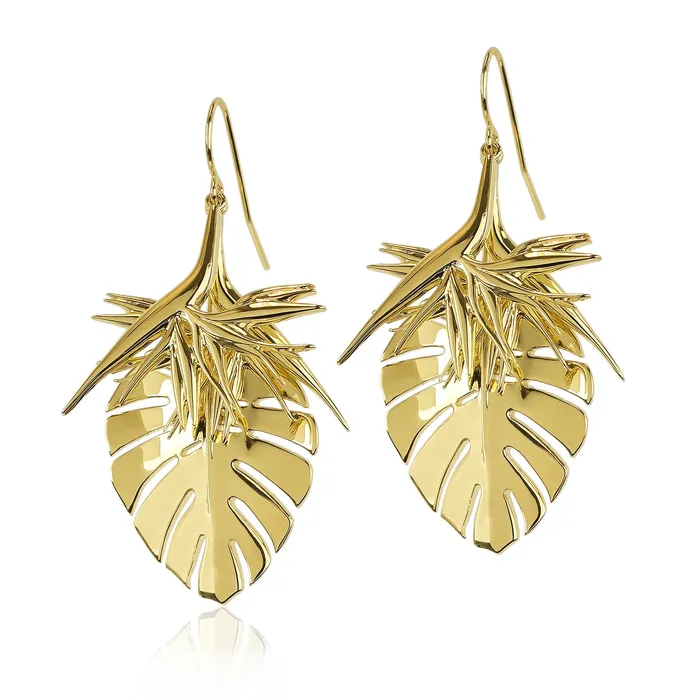 vendorunknown Earrings PHILODENDRON EARRINGS