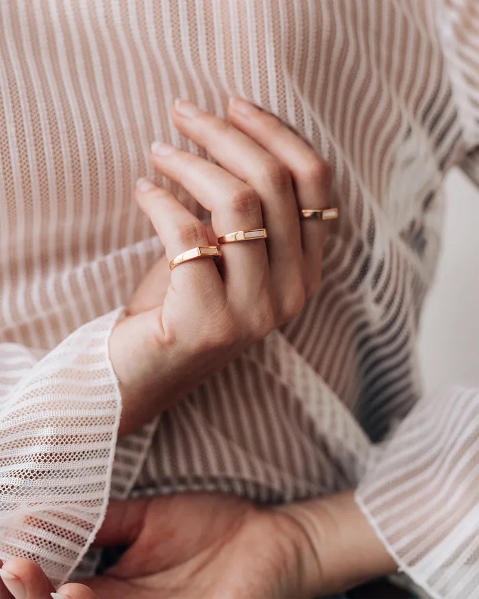 Auster Gold Vermeil Ring WellDunn Rings