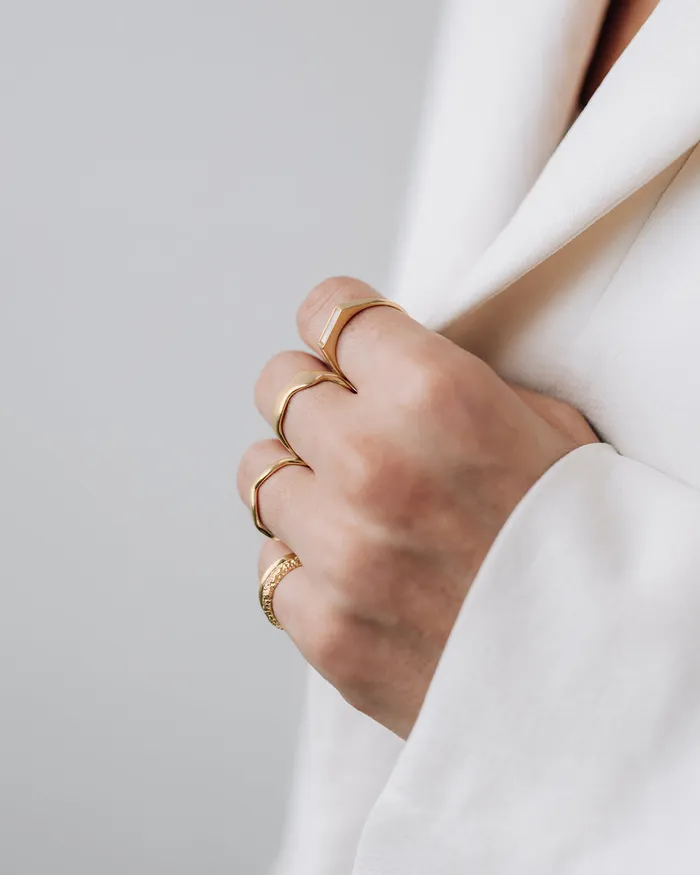 Auster Gold Vermeil Ring WellDunn Rings