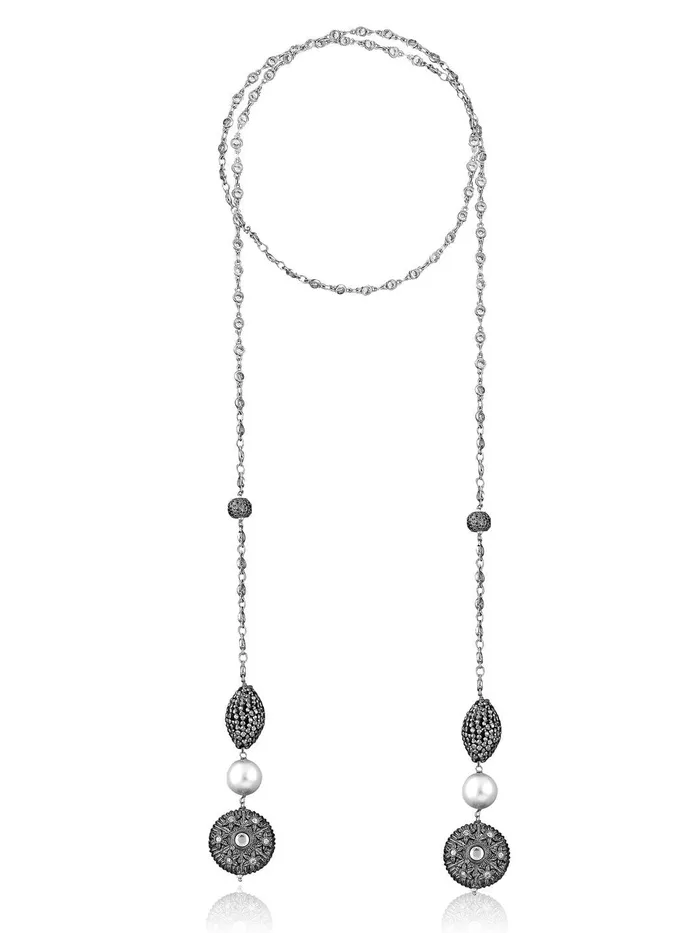 Crystal String Stone Appeal Scarf Necklace Curio Cottage Necklaces Crystal String Stone Appeal Scarf Necklace Curio Cottage Necklaces
